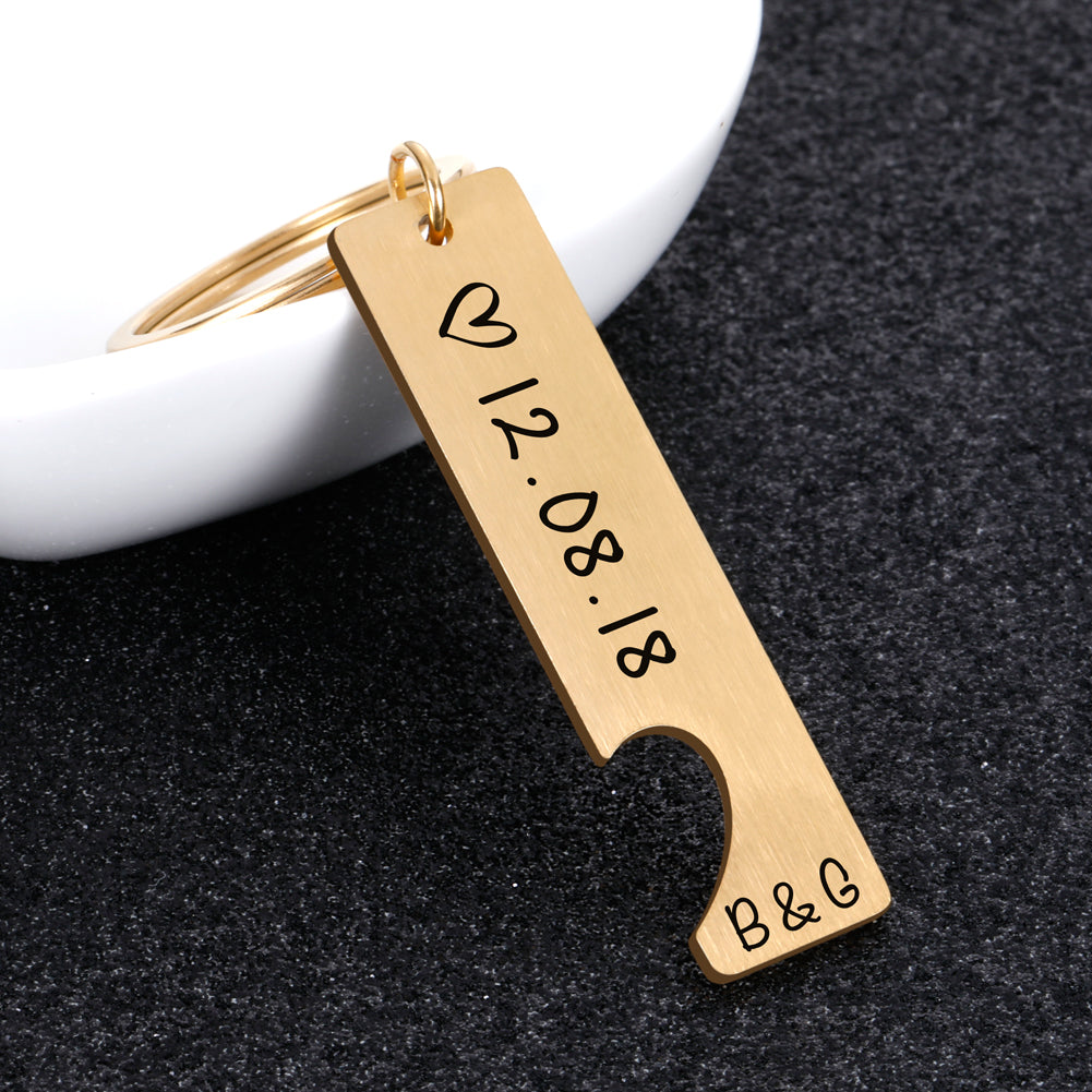 Custom Love Keychain – Carry My Heart🔐❤️