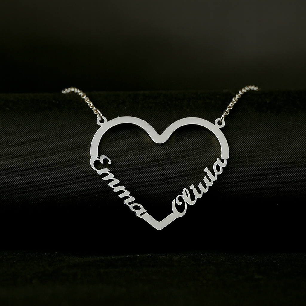Personalized Heart Name Necklace💖✨
